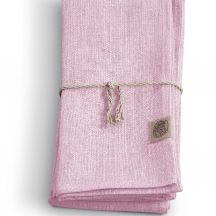 Classic Mundserviet-Lovely Linen-44x44-Soft Pink