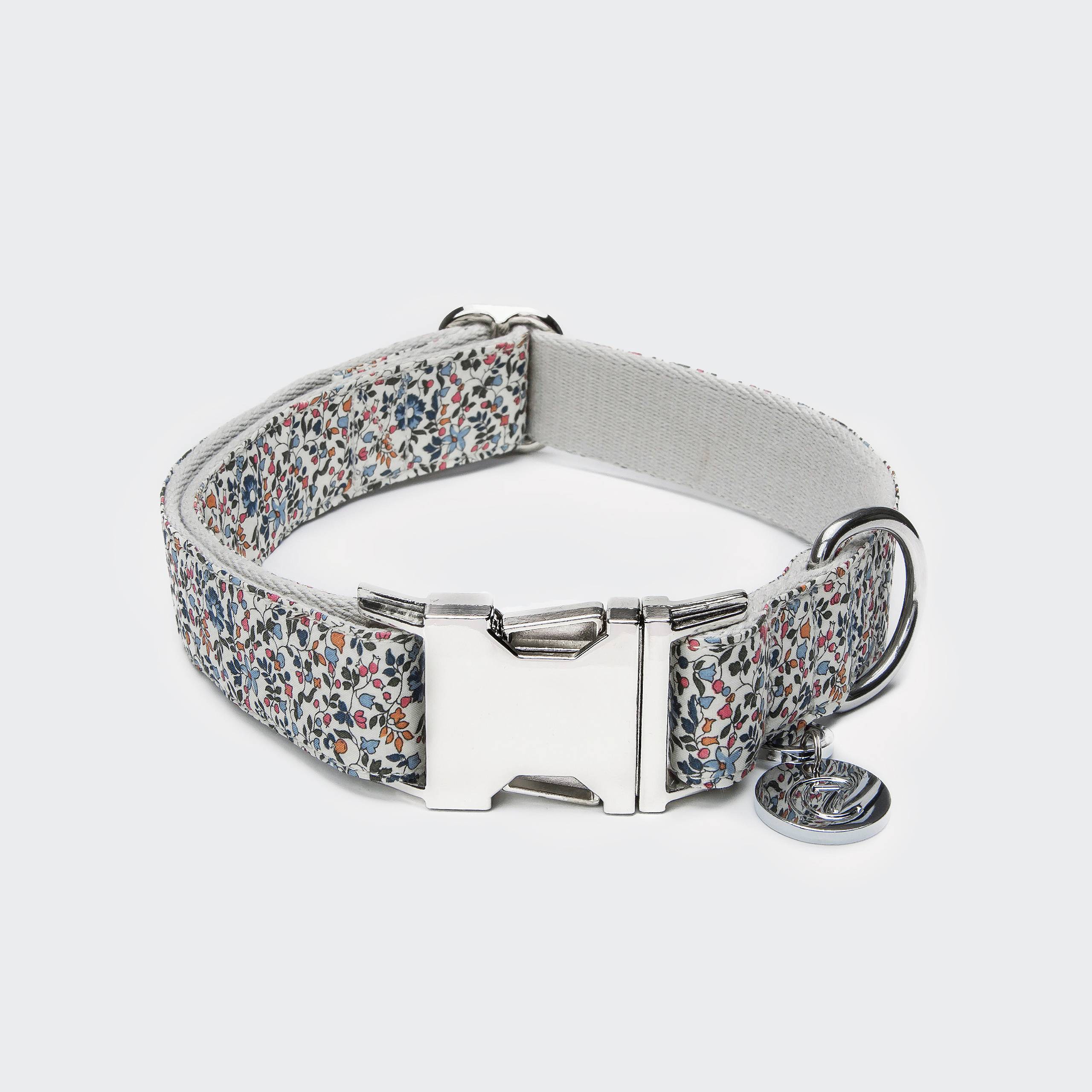 Liberty Mille Fleurs Hundehalsbånd Stof Cloud7 - Barbarullo.com