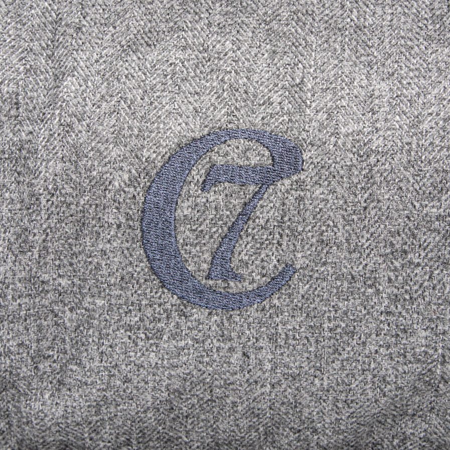Cozy Hundeseng-Fishbone Ash Grey-Cloud7-Logo brodering