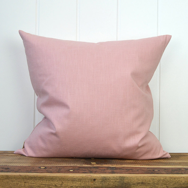 Spliid Pude-Washed Linen-50x50-Dusty Rose