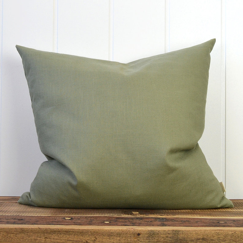 Spliid Pude-Washed Linen-50x50-Green