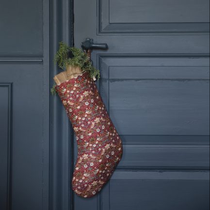 Christmas Stocking -Red- Spllid- 90002-På dør