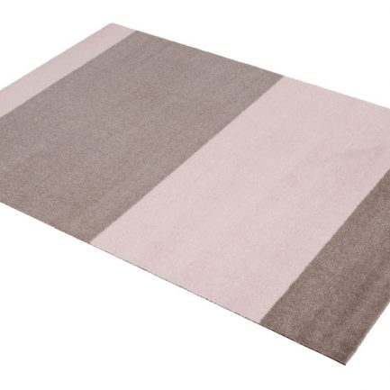 TICA-Floormat-Stripes-horizon-10017-90x130-Sand-Dusty Rose